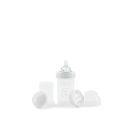 Twistshake Anti-Colic Feeding Bottle 180ml - White