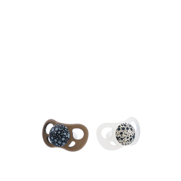 Twistshake 2x Pacifier Black and White 6+ Month