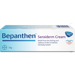 Bepanthen Sensiderm Cream, relieve itch and redness, 50g