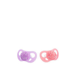 Twistshake 2x Pacifier 6+ Month Pastel Pink and Purple