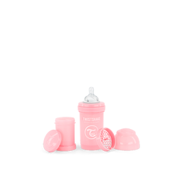 Twistshake Anti-Colic Feeding Bottle Pastel Pink 180 ml