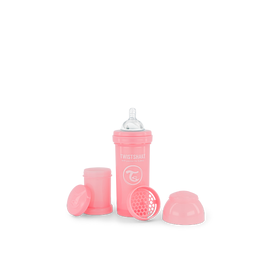 Twistshake Anti-Colic Feeding Bottle Pastel Pink 260 ml