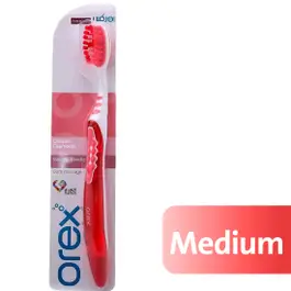 Orex Toothbrush Gum Massage Non Slip Handle Medium
