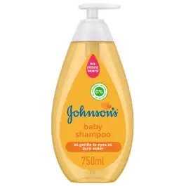 Johnson's Baby Shampoo, As Gentle to Eyes as Pure Water, Sulfate, 750ml