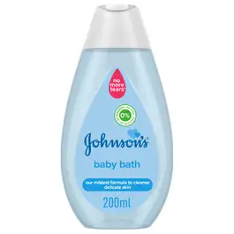 Johnson's Baby Bath, Our Mildest Formula to Cleanse Delicate Skin, 200ml