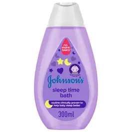 Johnson's Sleep Time Baby Bath Wash, Helps Baby Sleep Better, Clinically Proven, No More Tears Formula, 300ml