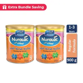 Nuralac Plus Milk 3 Growing Up Twin Pack 900 gm