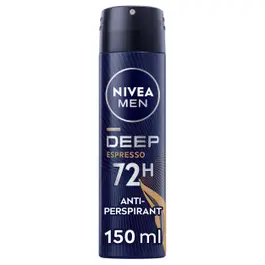 NIVEA MEN DEEP Espresso 72h Black Carbon Deodorant Spray 150ml
