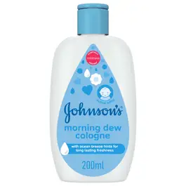 Johnson’s Morning Dew Baby Cologne, with Ocean Breeze Hints, for Long-Lasting Freshness, Clinically Proven, 200ml