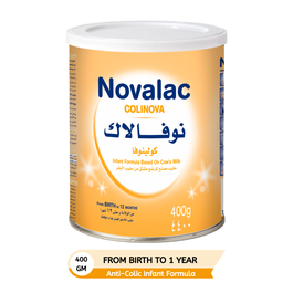 Novalac Colinova Anti-Colic Infant Milk Formula, 0-12 Months, 400 g