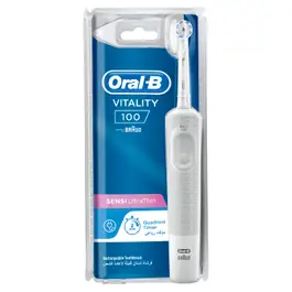 Oral-B Vitality 100 Sensi Ultra-Thin Rechargeable Electric Toothbrush, 1 Count