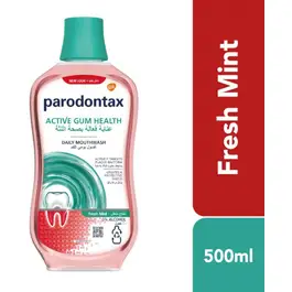 Parodontax Mouthwash Active Gum Health Fresh Mint 500 ml