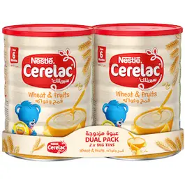 Cerelac Baby Cereal Wheat & Fruits Family Pack (2*1000 Gm)