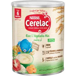 Cerelac Baby Cereal Rice & Vegetable Mix 350 Gm