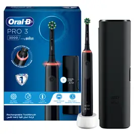 Oral-B Pro 3 Rechargeable Electric Toothbrush Set with Travel Case