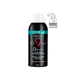 Vichy Homme 48 Hour Anti-Perspirant Optimal Tolerance Deodorant Spray for Men 100ml