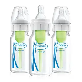 DrBrown's Bottle Plastic Narrow Neck - 120 ml - 3 Pack