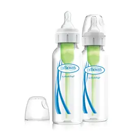 DrBrown's Bottle Plastic Narrow Neck - 250ml - 2 Pack