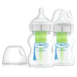 DrBrown's Bottle Plastic Wide Neck - 150 ml - 2 Pack