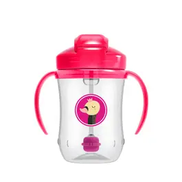 DrBrown's Straw Cup First Pink - 270 ml - 6 Months