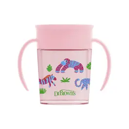 DrBrown's Cup 360° Pink - 200ml - 6 Months