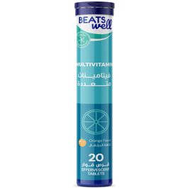 Beatswell Multivitamin Orange Flavour - 20 Effervescent Tablets