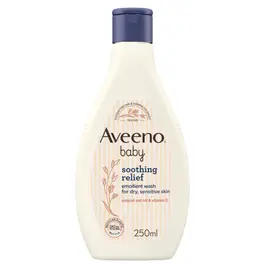 Aveeno Baby Soothing Relief Baby Emollient Wash, for Dry & Sensitive Skin, 150ml