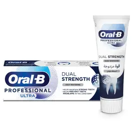 Oral-B Professional Dual Strength Daily Whiten Toothpaste, 75 ml