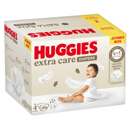 Huggies Extra Care Diapers S4 Jumbo Box 90 Pcs