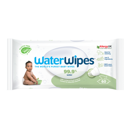 Waterwipes Textured Wipes, Plastic Free, 60 Wipes