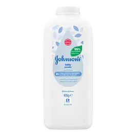 Johnson’s Baby Powder, 2x More Moisture Absorption to Keep Skin Dry & Soft, 400g