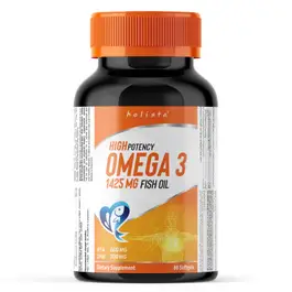 Holista High Potency Omega 3 - 1425mg Fish Oil - 80 Softgels