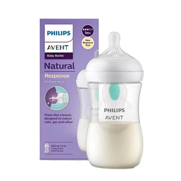 Avent Natural Feeding Bottle with Vent 260ml