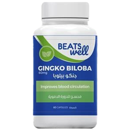 Beatswell Gingko Biloba 60 mg - 60 Capsules