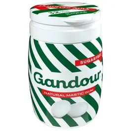 Gandour Sugar-Free Gum Centrefill Canister – 32 Pieces of Mastic Flavor