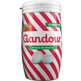 Gandour Sugar-Free Mixed Berries Gum Centrefill Canister – 32 Pieces