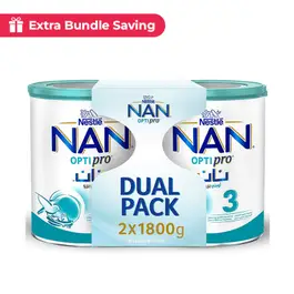Nan Opti pro 3 Baby Milk (2x1800 g) Dual Pack