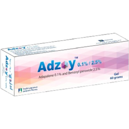Adzoy 0.1 % -2.5 % Gel-30gm