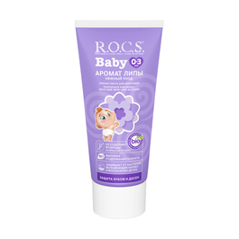 ROCS Toothpaste For Babies 0-3 Years With Lime Blossom - 45 g