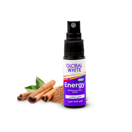 Global White Fresh Energy Cinnamon Taste Oral Spray 15ml