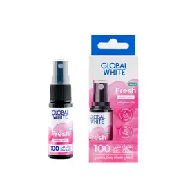Global White Bubble Mint Fresh Oral Spray 15ml