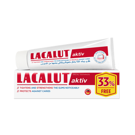 Lacalut Aktiv 75 ml + 25 ml (33% Extra)