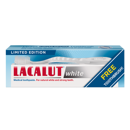 Lacalut White Toothpaste 75 ml + Toothbrush Free