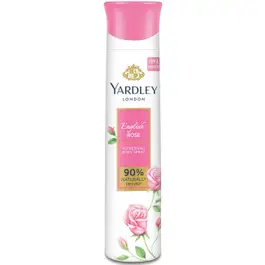 Yardley London English Rose Refreshing Deodorant Body Spray For Women - 150 ml