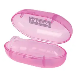 Optimal Baby Silicone Toothbrush Pink