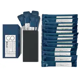 Go Bold Mint Mouthwash Pods - Travel Size - Pack 20