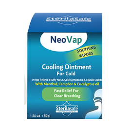 Sterilasafe NeoVap Cooling Ointment 2 in 1,with Menthol,Camphor,Eucalyptus oil - 50 gm