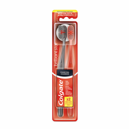Colgate Brilliant Star Whitening Charcoal Toothbrush Value Pack2pc