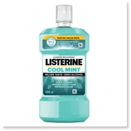 Listerine Cool Mint Milder Taste 1L Value Pack Mouthwash