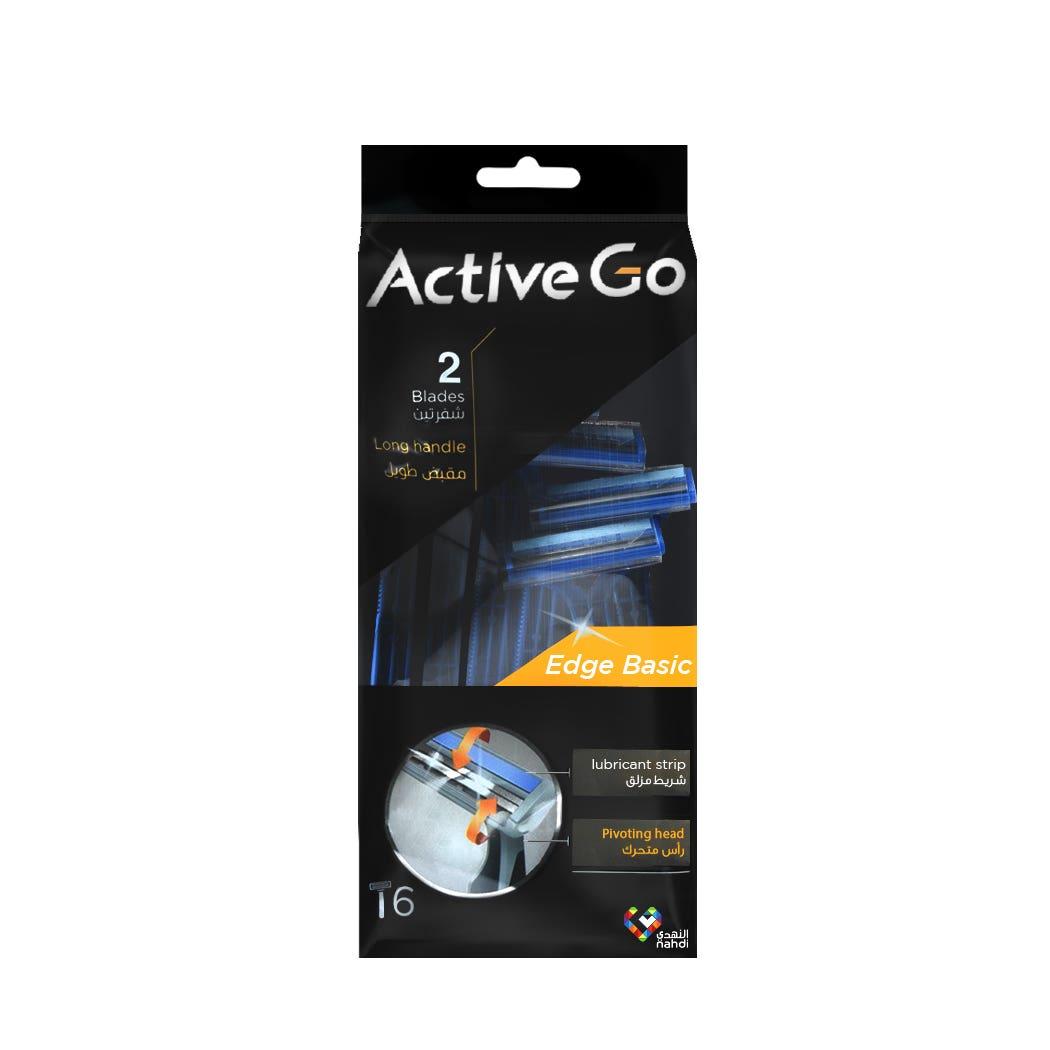 Active Go Men Razor Long Handles 2 Blades 6 pcs Active Go Men Razor Long Handles 2 Blades 6 pcs